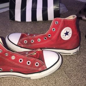 red converse size 5 womens